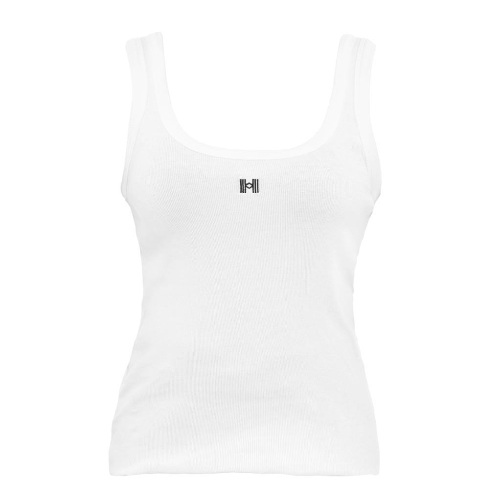 Hamethop Logo Tank Top - White