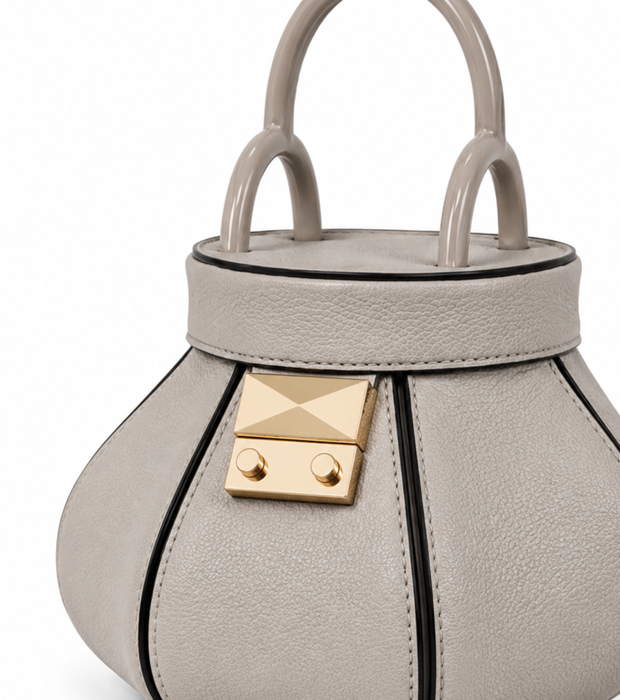 Tiebele Mini Arc Bag - Cream