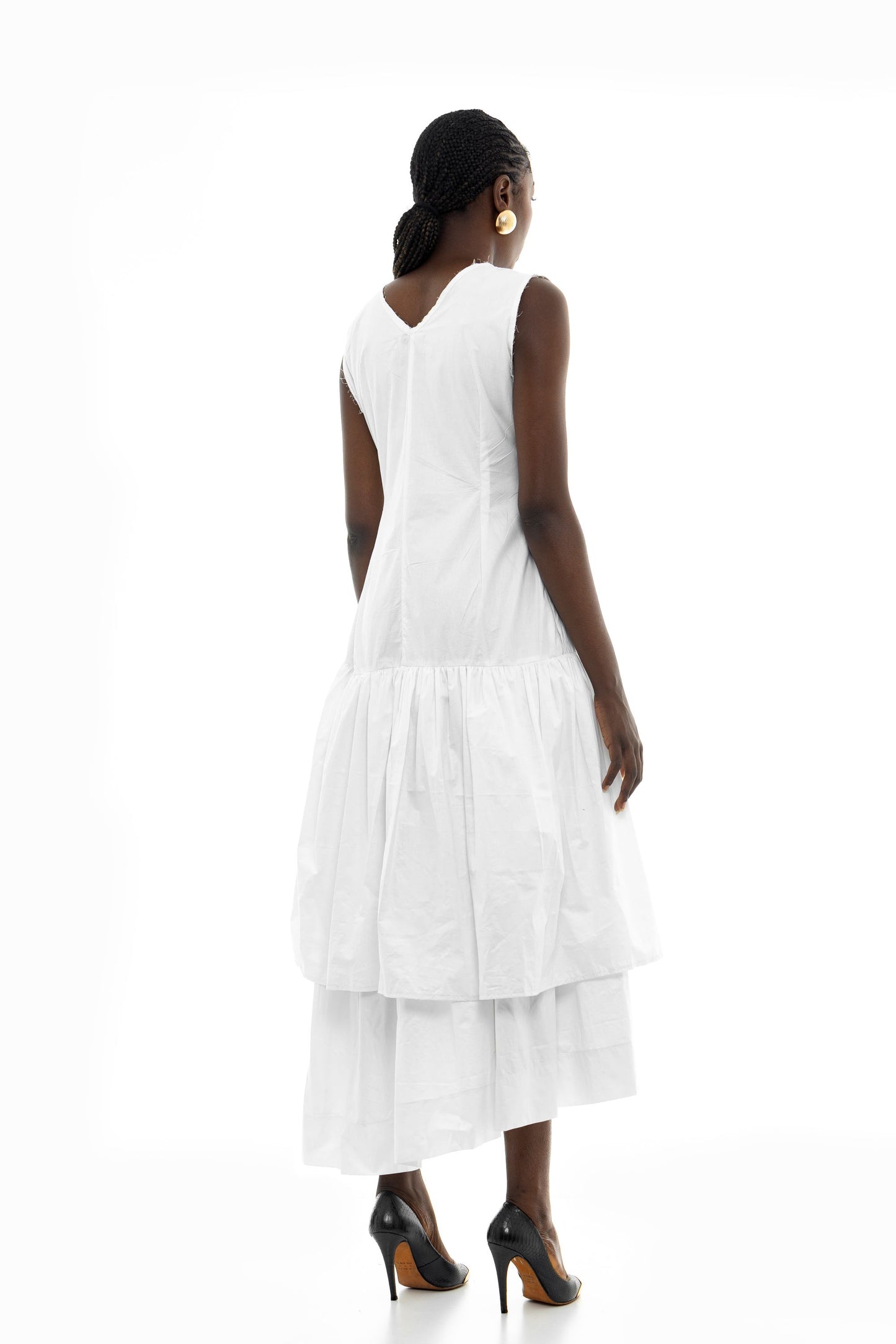 Shirt Dress - White