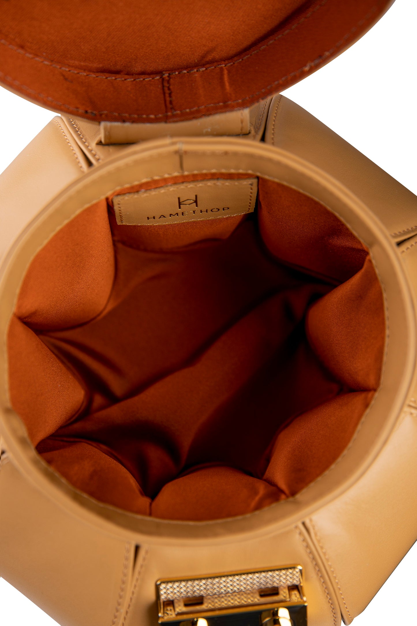 Tiebele Mini Arc Bag - Tan