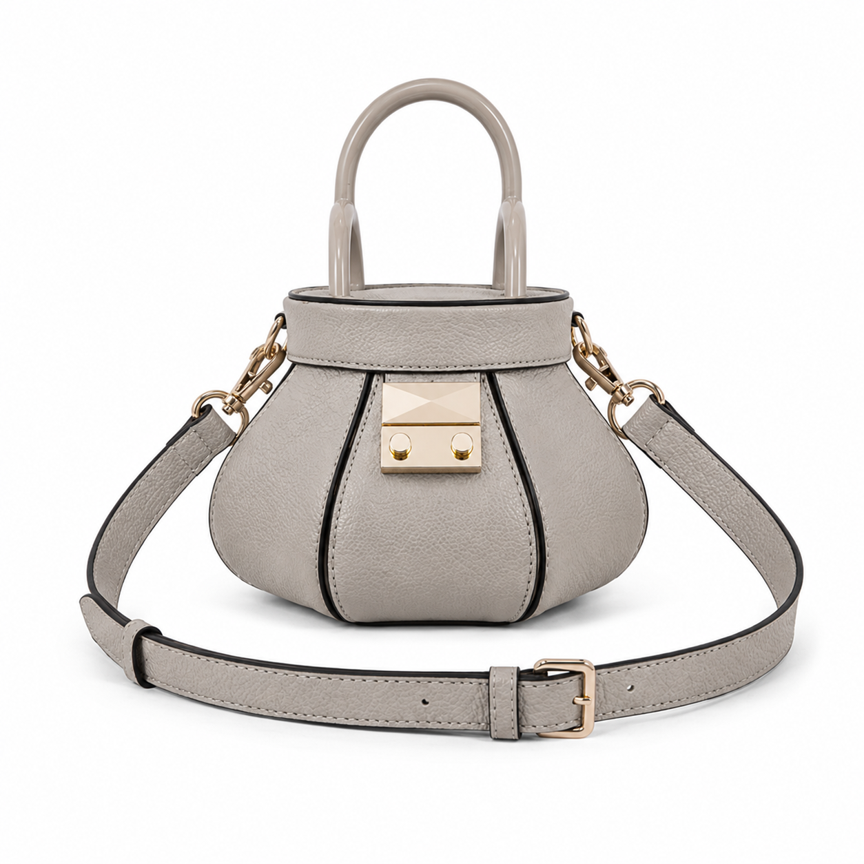 Tiebele Mini Arc Bag - Cream