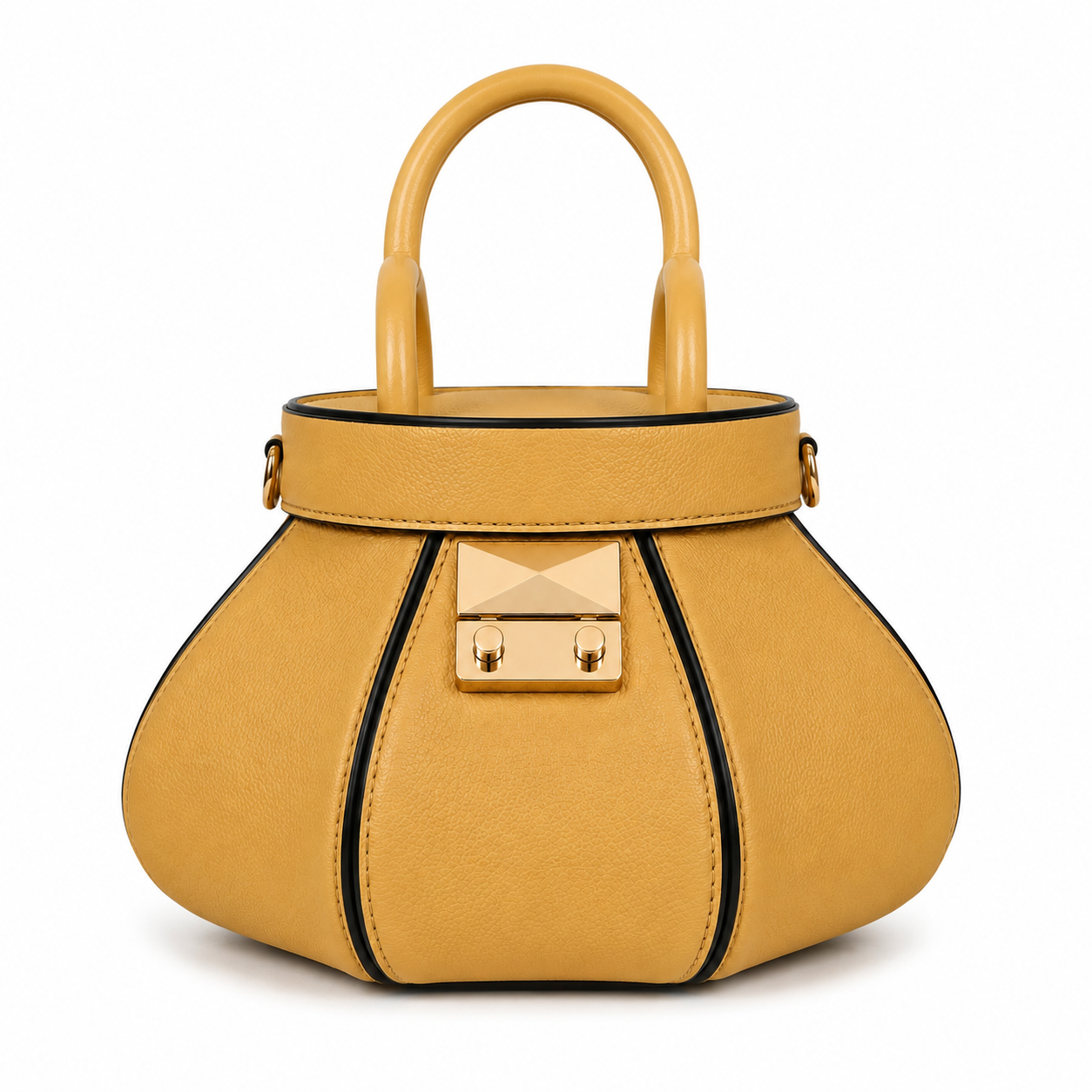 Tiebele Mini Arc Bag - Butter Yellow