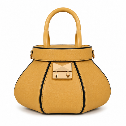 Tiebele Mini Arc Bag - Butter Yellow