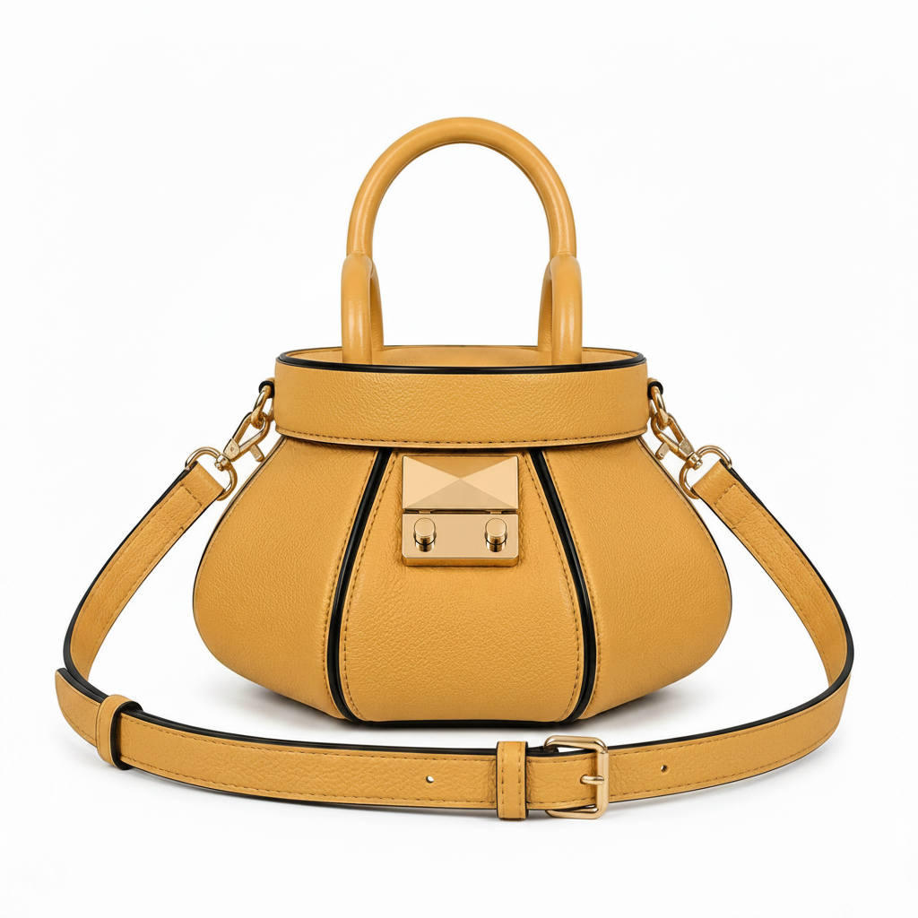 Tiebele Mini Arc Bag - Butter Yellow