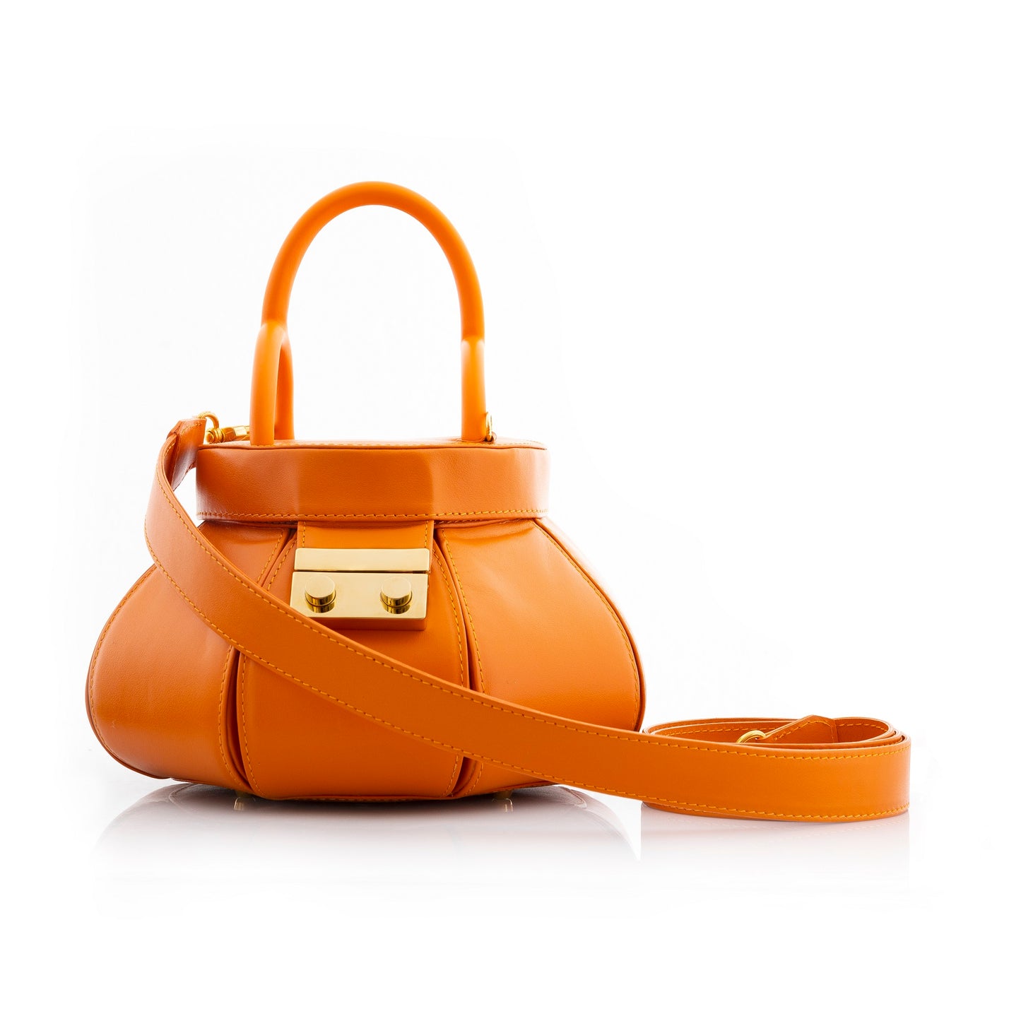 Tiebele Mini Arc Bag - Orange