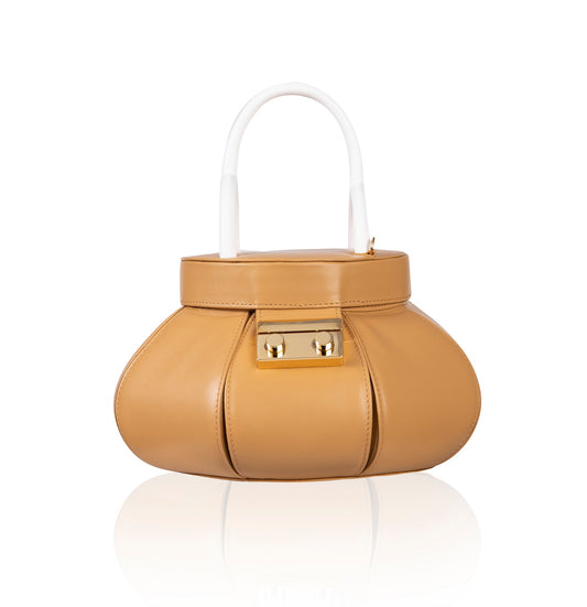 Tiebele Mini Arc Bag - Tan